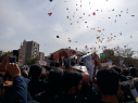 وداع دانشگاهیان دانشگاه صنعتی بیرجند با شهدای خدمت